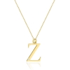 Złoty łańcuszek Celebrytka z małą literką Z i brylantem pr.585